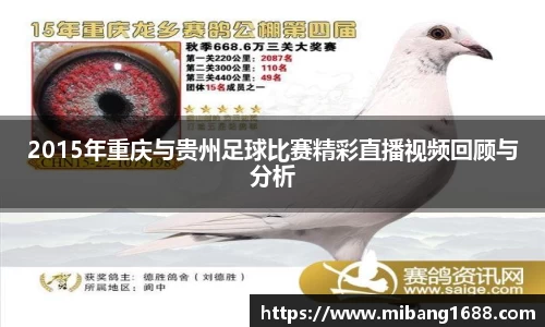 2015年重庆与贵州足球比赛精彩直播视频回顾与分析